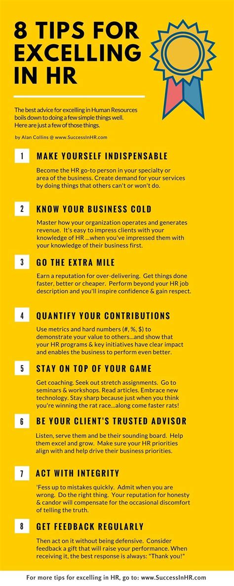 8 Tips For Excelling In Hr Free Infographic To Inspire You Amp Your Team Success In Human 8 Tips For Excelling In Hr Free Infographic To Inspire You Amp Your Team Success In Human