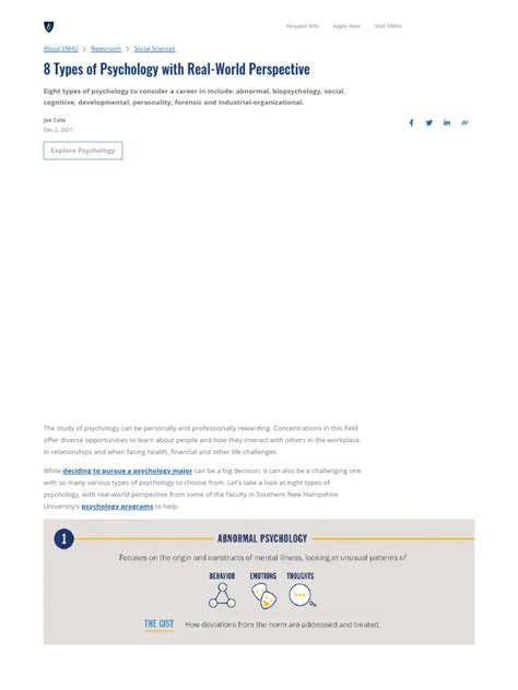 8 Types Of Psychology With Real World Perspective 8 Types Of Psychology With Real World Perspective