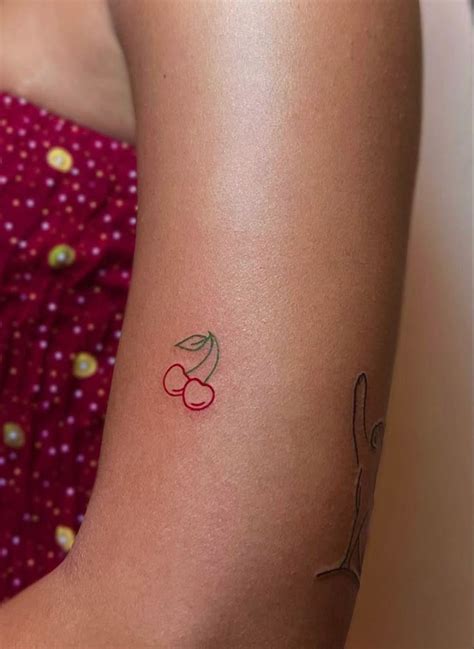 800 Small Tattoos Cherry Tattoo Designs