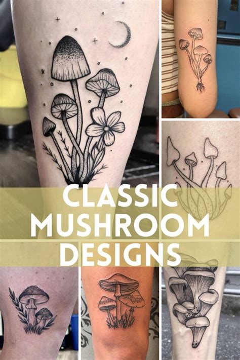 87 Mushroom Tattoo Ideas Do You Know What They Mean