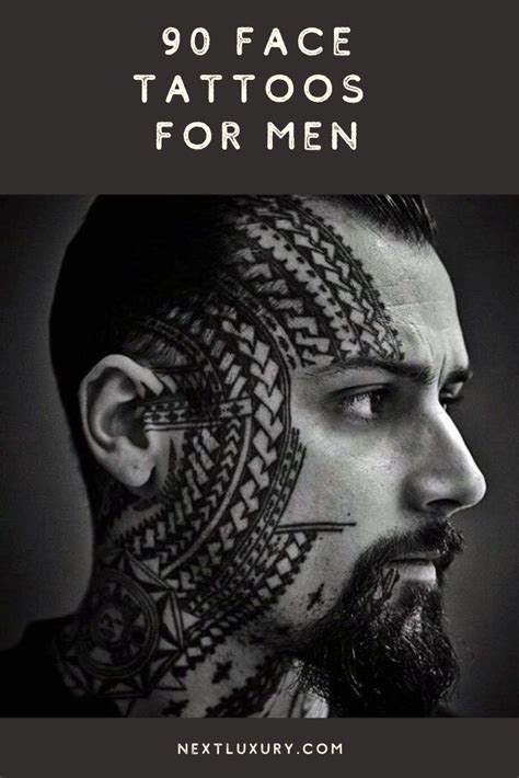 89 Awesome Face Tattoos For Men