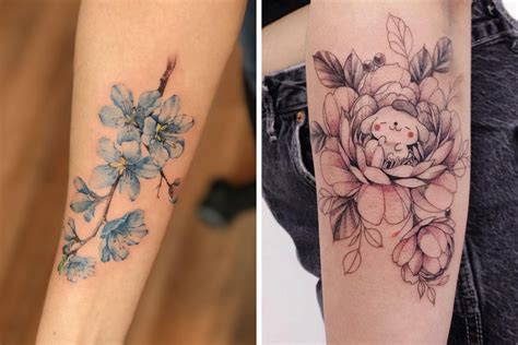 89 Flower Tattoos That Seem To Blossom On The Skin Bored Panda