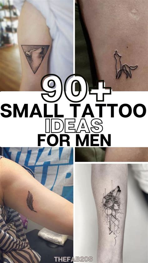 90 Small Tattoo Ideas For Men That Are Meaningful And Unique Thefab20s Small Tattoos