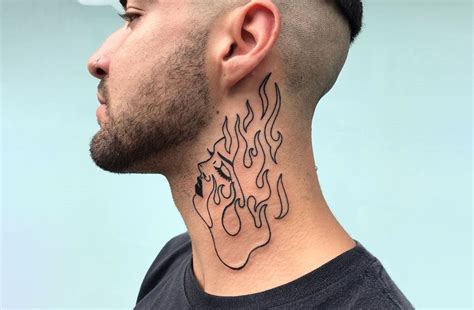 92 Cool Ideas For Men S Side Neck Tattoos That Enhance The Meaning Of Tattoo Inspired Clothing