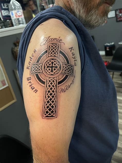 93 Celtic Cross Tattoos For Men