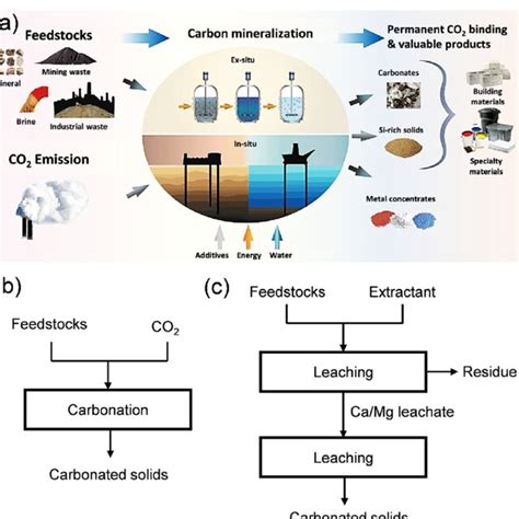 A Carbon Mineralization From Various Feedstocks To Different Products Download Scientific Diagram A Carbon Mineralization From Various Feedstocks To Different Products Download Scientific Diagram