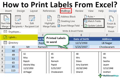 A5 How To Print Labels From Excel Spreadsheet For Beginners