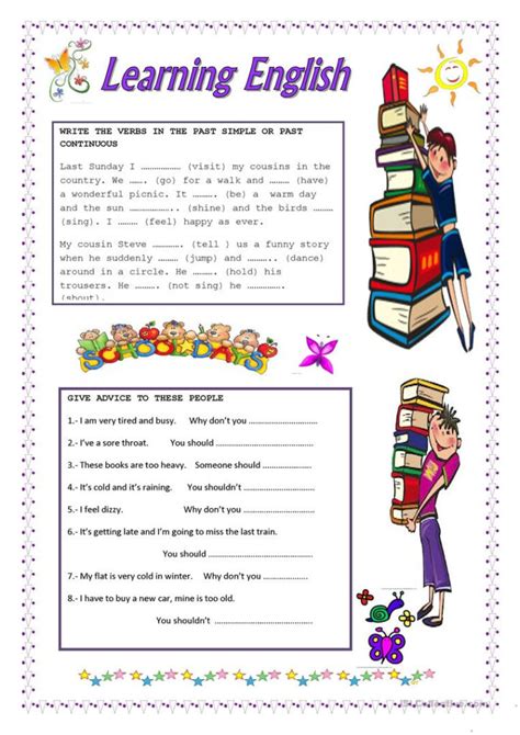 Activity Worksheets For Esl Students Teaching Resources Learning Printable