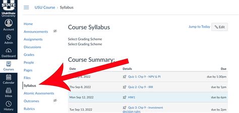 Add Or Remove Course Summary In The Syllabus Add Or Remove Course Summary In The Syllabus