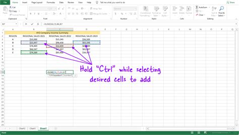 Adding Multiple Cells In Excel 4 Easy Steps Adding Multiple Cells In Excel 4 Easy Steps