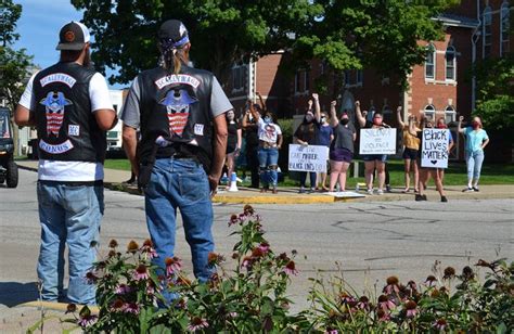 Akron Activists Accuse Officer Of Having Three Percenters Tattoo Akron Activists Accuse Officer Of Having Three Percenters Tattoo