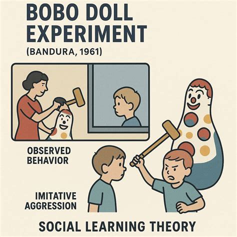 Albert Bandura On Social Learning Theory Social Cognitive Theory Self Efficacy And Bobo Doll