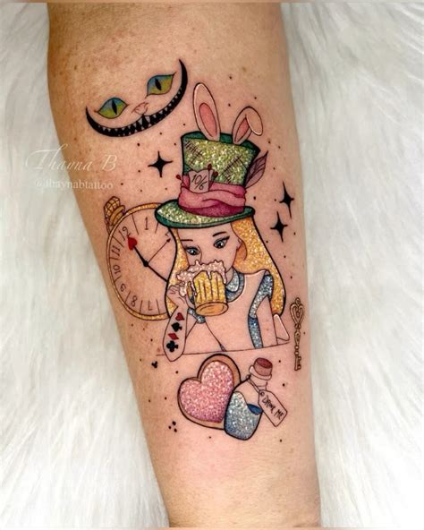 Alice Wonderland Tattoo Ideas