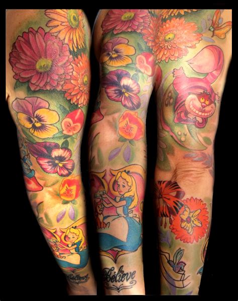 5 Alice Wonderland Tattoo Ideas