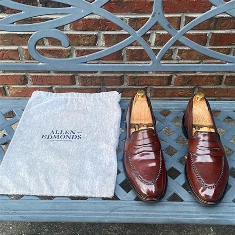 Allen Edmonds Randolph Shell Cordovan Penny Loafers Allen Edmonds Randolph Shell Cordovan Penny Loafers