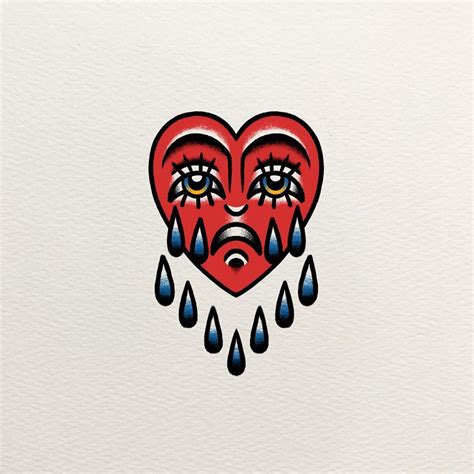 Artistic Impressions Tattoo Crying Heart By Nick The Crying Heart Has Been A Popular Tattoo Design Since The Very Early Days Of Traditional Tattoos Nick Instagram Artistic Impressions Tattoo Crying Heart By Nick The Crying Heart Has Been A Popular Tattoo Design Since The Very Early Days Of Traditional Tattoos Nick Instagram