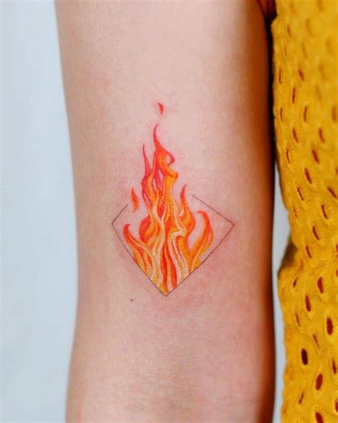 7 Awesome Fire Tattoos
