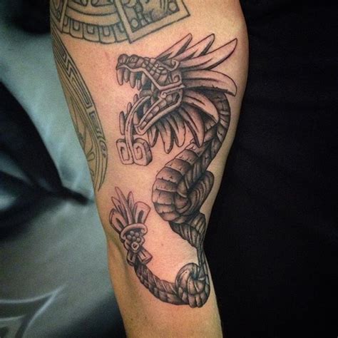Aztec Snake Tattoo Idea