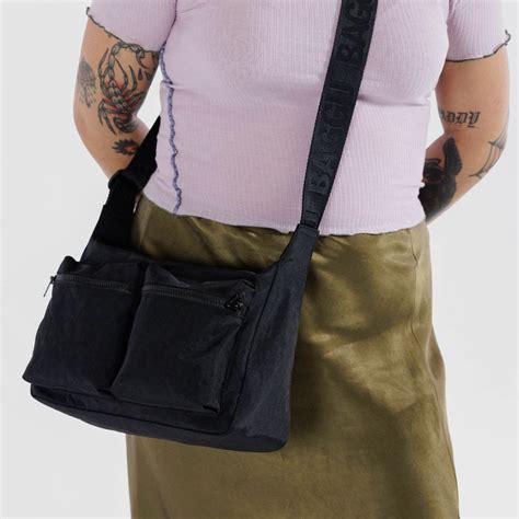 Baggu Cargo Crossbody Bag Medium Black Simple Beautiful Things
