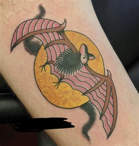 Bat Tat 5 Years Settled In R Traditionaltattoos