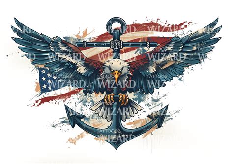 Battleship Navy Seals With Eagle Tattoo Design Tattoos Wizard Designs