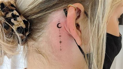 Behind The Ear Tattoos For Women