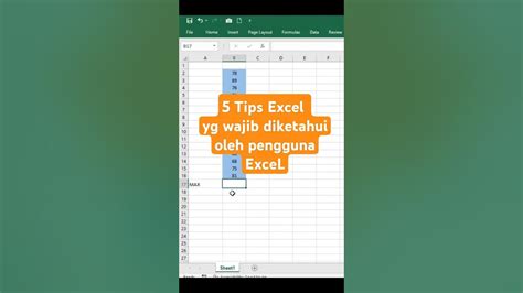 Belajar Excel 5 Tips Excel Yang Harus Diketahui Oleh Pemula Youtube Belajar Excel 5 Tips Excel Yang Harus Diketahui Oleh Pemula Youtube