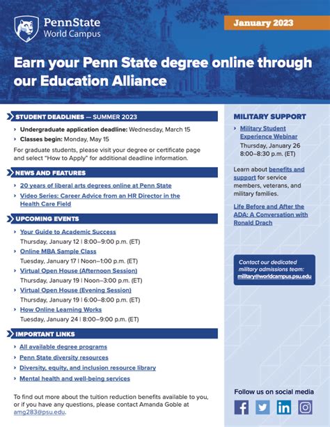 Benefits Of The Edassist Education Alliance With Penn State World Campus Edassist Penn State