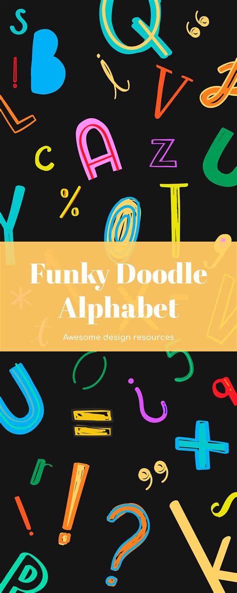 Best 13 Free High Definition Printable Funky Doodle Design A Z Alphabet Numbers Amp Symbols Best 13 Free High Definition Printable Funky Doodle Design A Z Alphabet Numbers Amp Symbols