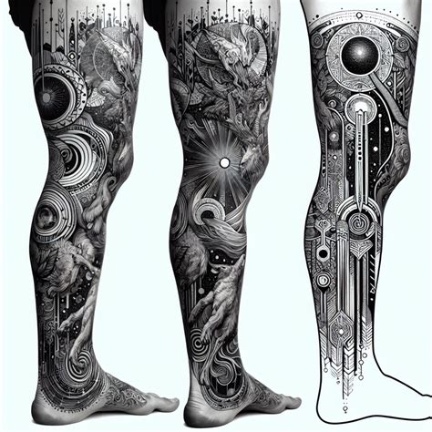 Best Leg Sleeve Tattoo Men Ideas Vondy