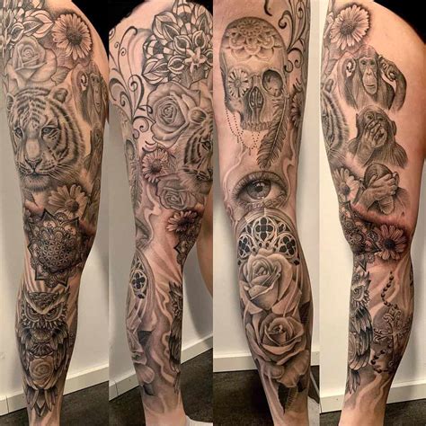 Best Mens Thigh Sleeve Hot Sale 85 Amazing Leg Sleeve Tattoo Ideas 2024 Inspiration Guide
