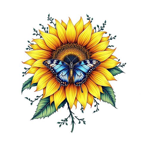 Best Sunflower And Butterfly Tattoo Ideas Vondy Best Sunflower And Butterfly Tattoo Ideas Vondy