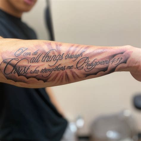 Bible Verse Tattoos Forearm