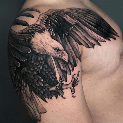 Big Eagle Tattoo On Chest Done By Predator Tattoo Art Studio Best In Custom Tattoo Designs Trending Tattoos Farntattos Bigtattoos Ut Market Opp Gndu Amritsar Punjab Call 98789 87158