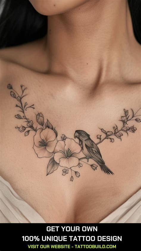 Bird Chest Tattoos For Females A Symbol Of Freedom And Beauty Tattoo Build