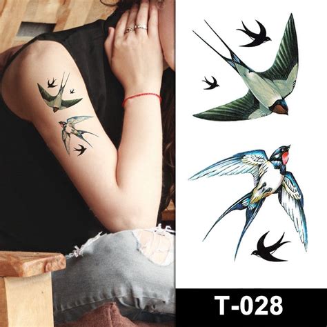 Birds 5 Pack Temporary Tattoos Australia S Ink Checklist Birds 5 Pack Temporary Tattoos Australia S Ink Checklist