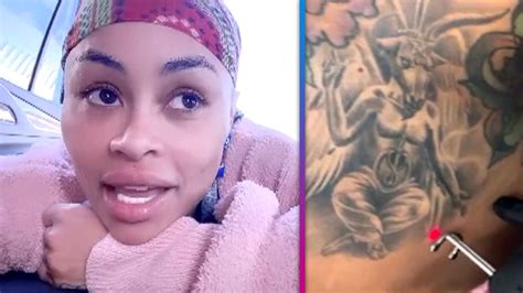 Blac Chyna S Spiritual Awakening Reality Star Removes Demonic Tattoo After Baptism