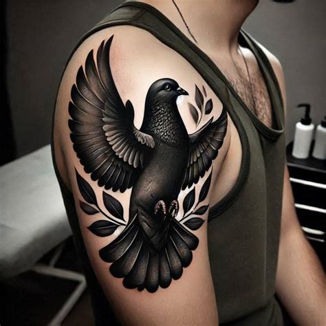 Black Dove Tattoo Designs Calaverastattoos Com