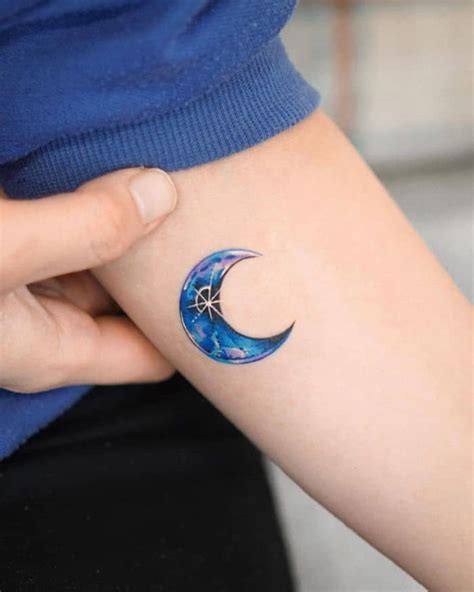 Blue Moon By Tattooist Eden Tattoogrid Net Blue Moon By Tattooist Eden Tattoogrid Net