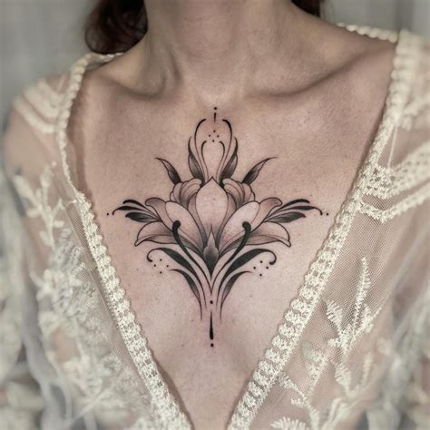 Bold And Beautiful 50 Chest Tattoos For Women You Ll Love