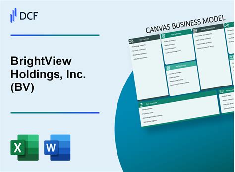 Brightview Holdings Inc Bv Business Model Canvas Dcfmodeling Com