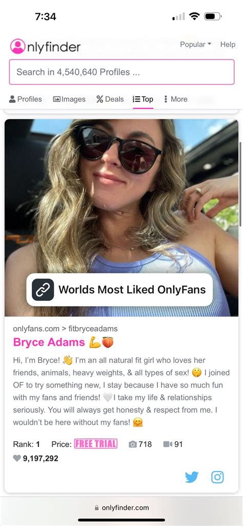 Bryce Adams - The Biggest Creator On Onlyfans | 1.8M Fans | Top 0.01% |  Linkedin