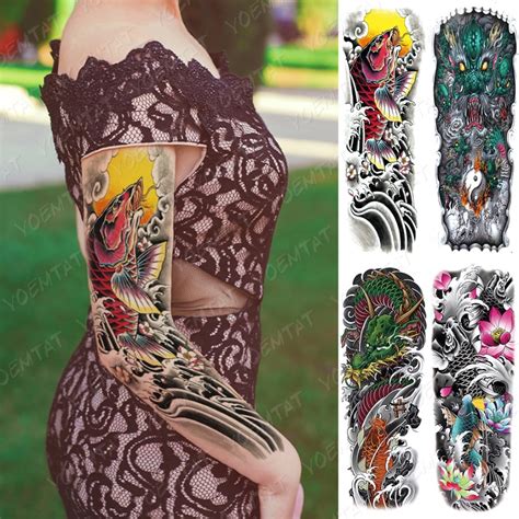 Buy Unleash Your Edge With The 7 Sheet Dragon Art Full Arm Waterproof Temporary Tattoo Pack Realistic Long Lasting And Perfect For Style Conscious Men At Affordable Prices Free Shipping Real Reviews With