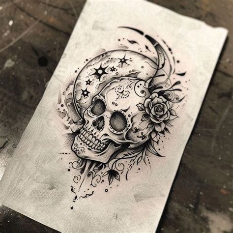Calavera Tattoo Art Set In 2024 Feminine Skull Tattoos Skull Sleeve Tattoos Calavera Tattoo