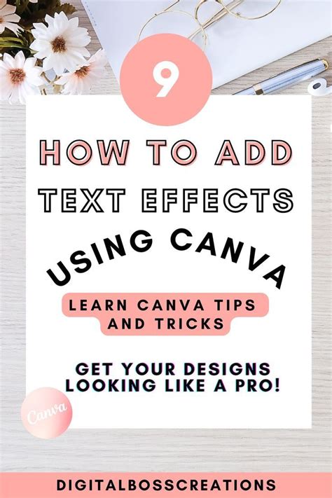 Canva Tips And Tricks How To Add Effects To Text Using Canva Artofit
