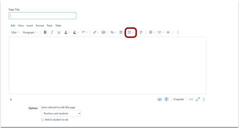 Canvas Rich Content Editor Icon Maker Feature Option For Accessibility Instructional