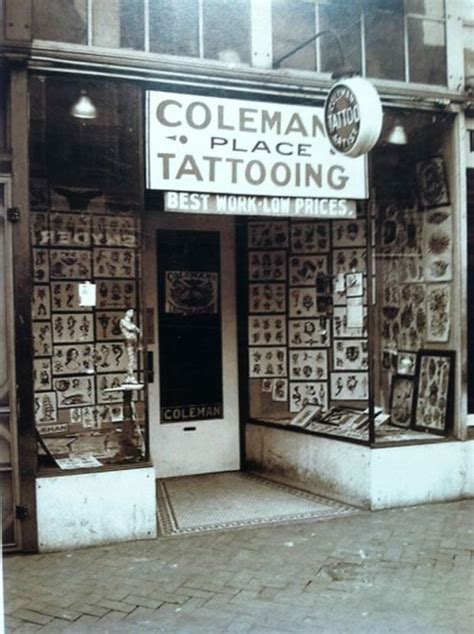 Cap Coleman S Tattoo Shop On Main Street In Downtown Norfolk Virginia 1937 R Norfolk Cap Coleman S Tattoo Shop On Main Street In Downtown Norfolk Virginia 1937 R Norfolk