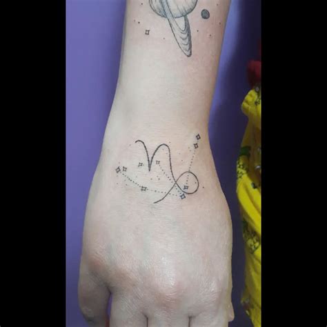 Capricorn Constellation Tattoo On Wrist