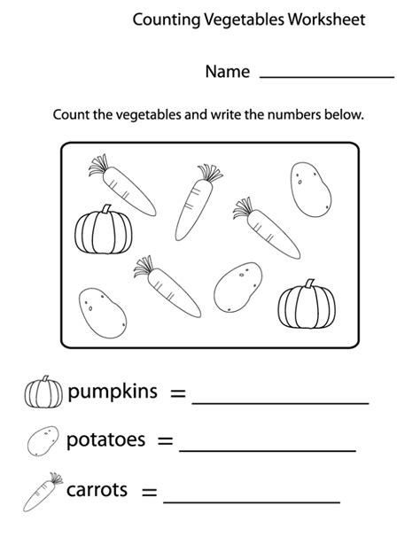 Carrot Printable Educational Printable Worksheets