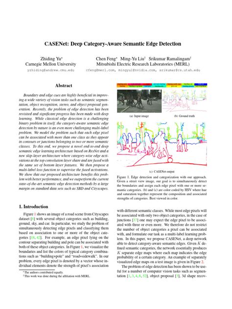 Casenet Deep Category Aware Semantic Edge Detection Csdn